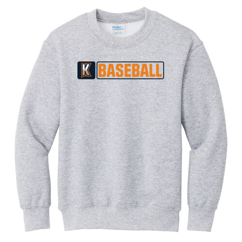 Kirkwood Baseball  - Youth Core Fleece Crewneck Sweatshirt Thumbnail
