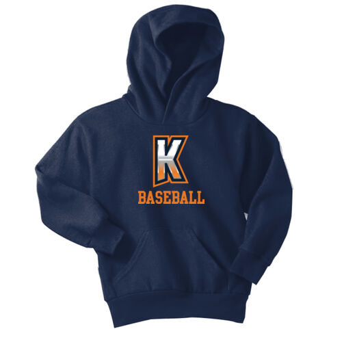 Kirkwood Baseball  - Youth Core Fleece Pullover Hooded Sweatshirt Thumbnail