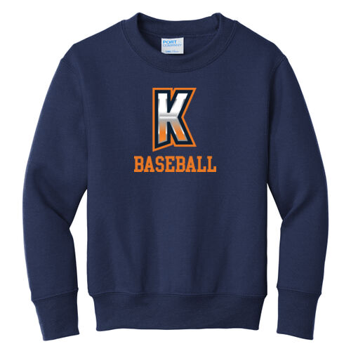 Kirkwood Baseball  - Youth Core Fleece Crewneck Sweatshirt Thumbnail