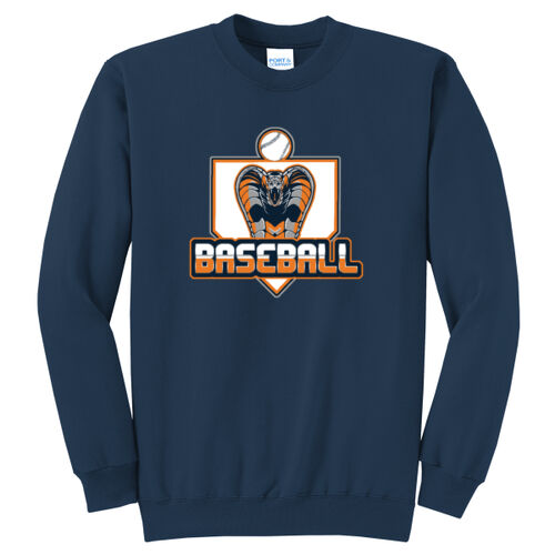 Kirkwood Baseball + CUSTOMIZED BACK - Core Fleece Crewneck Sweatshirt Thumbnail