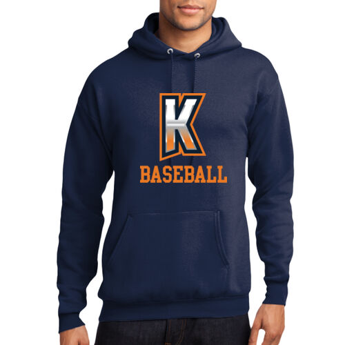 Kirkwood Baseball + CUSTOMIZED BACK - Core Fleece Pullover Hooded Sweatshirt Thumbnail