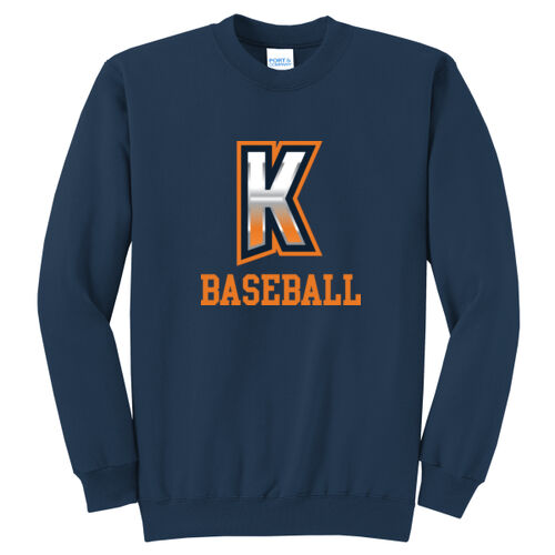 Kirkwood Baseball + CUSTOMIZED BACK - Core Fleece Crewneck Sweatshirt Thumbnail
