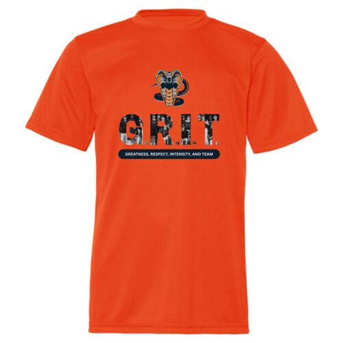 GRIT- Customizable Player Shirt - Youth Performance T-Shirt - Youth Performance T-Shirt Thumbnail